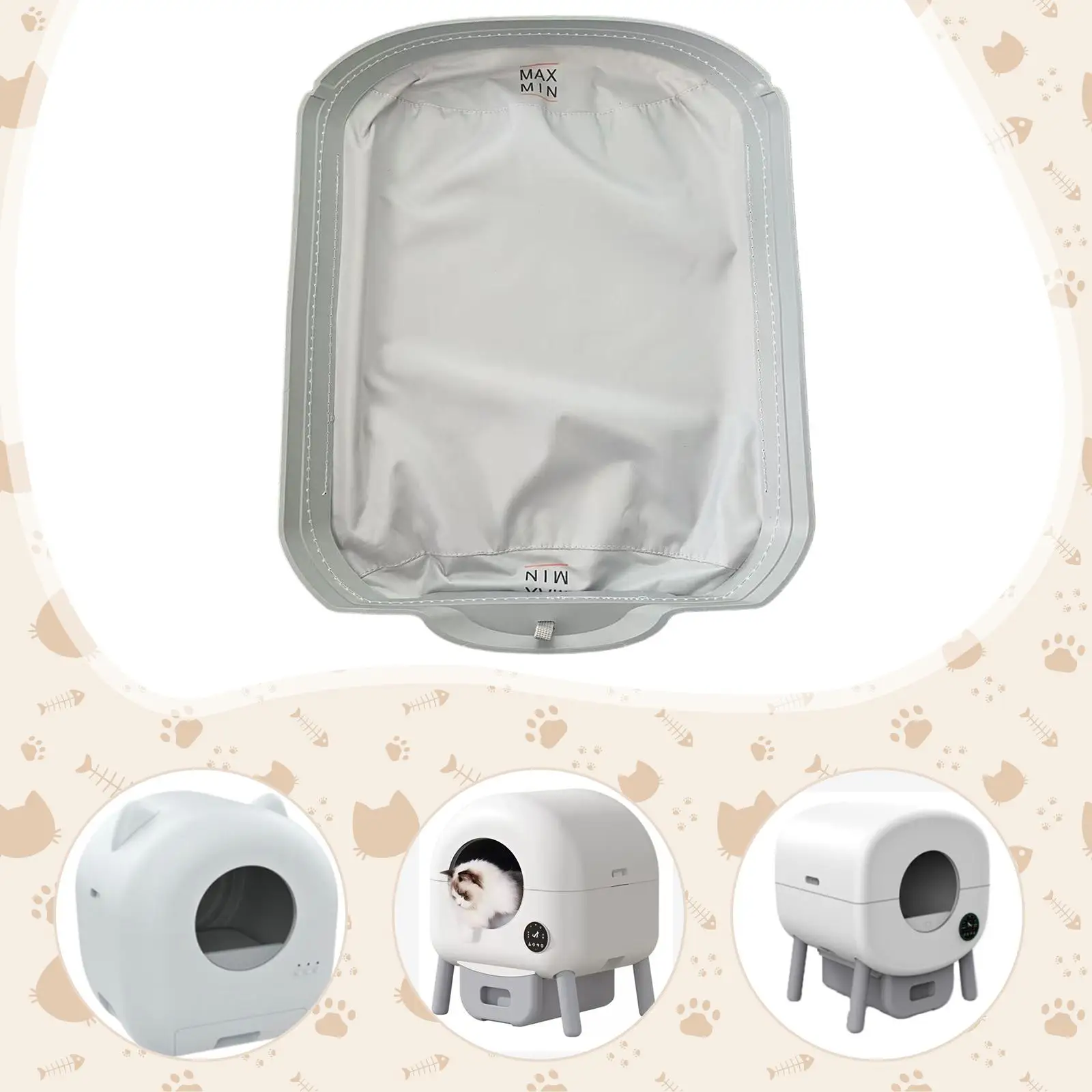 Cat Litter Box Liner Tray Easy Maintenance Practical Cat Litter Accessory Inner Mat Removable Liner Pet Cleaning Supplies Cat Litter Box Liner Tray Easy Maintenance Practical Cat Litter Accessory Inner Mat Removable Liner Pet Cleaning Supplies - Image 2