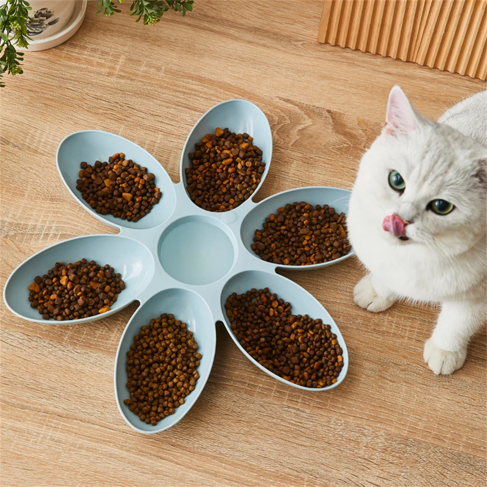 Cat Bowl Multi Cat Petal Food Bowl Baby Cat Milk Cat Special Bowl Multi Functional Cat And Dog Food Bowl Upgrade Pet Lunch Time Cat Bowl Multi Cat Petal Food Bowl Baby Cat Milk Cat Special Bowl Multi Functional Cat And Dog Food Bowl Upgrade Pet Lunch Time - Image 2