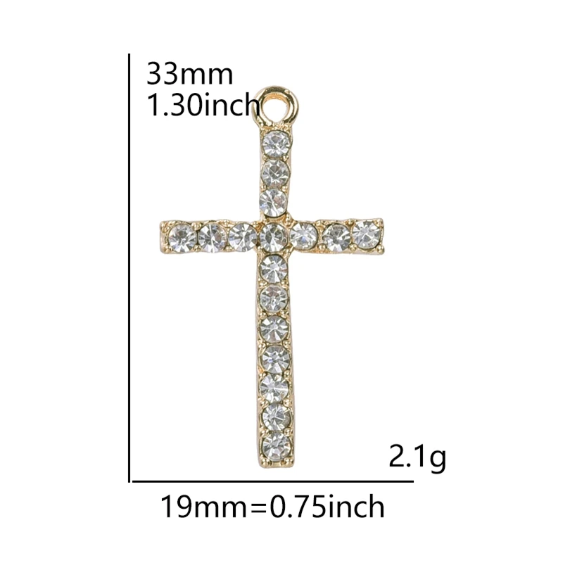Women Necklace Jewelry Chain Fashion Cross With Rhinestone Pendant Necklace Stainless Steel Choke Ring Women Accessories New Women Necklace Jewelry Chain Fashion Cross With Rhinestone Pendant Necklace Stainless Steel Choke Ring Women Accessories New - Image 6