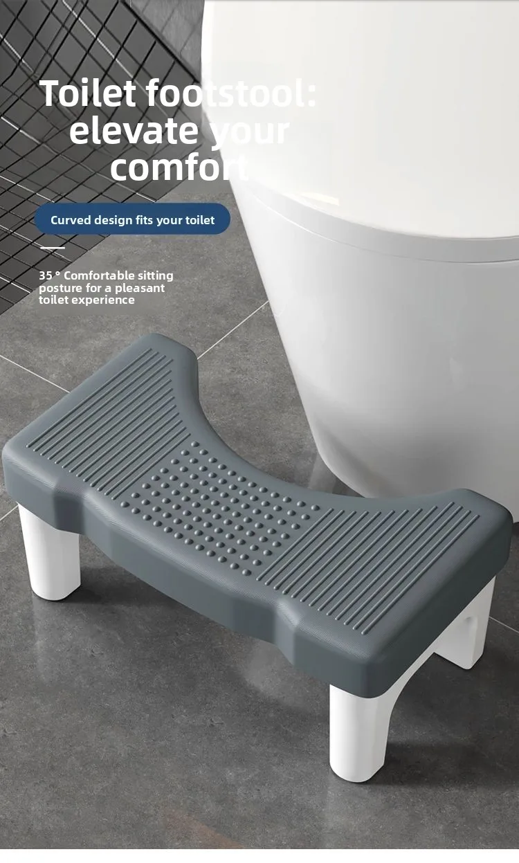 New Bathroom Squatty Potty Toilet Stool For Children Pregnant Woman Seat Elderly Toilet Foot Stand Stool Bathroom Accessories New Bathroom Squatty Potty Toilet Stool For Children Pregnant Woman Seat Elderly Toilet Foot Stand Stool Bathroom Accessories - Image 12