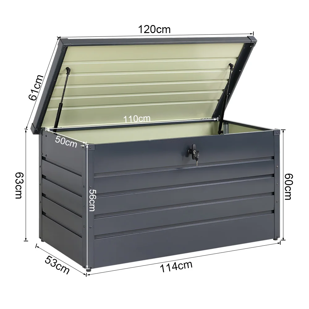 【 Breeins 】 Wetter Beständige Harzdeck-Aufbewahrung Behälter Box Gartenmöbel Im Freien 【 Breeins 】 Wetter Beständige Harzdeck-Aufbewahrung Behälter Box Gartenmöbel Im Freien - Image 9
