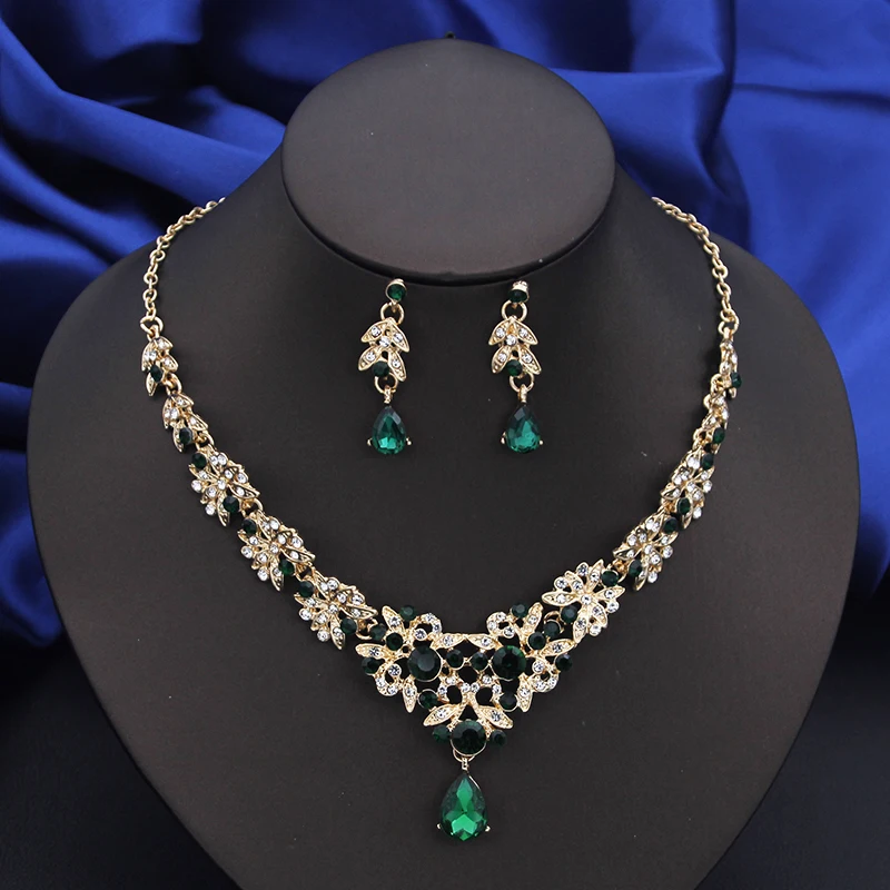 Mode Choker Halskette Sets Für Frauen Braut Schmuck Sets Party Prom Hochzeit Ohrringe Kostüm Zubehör Mode Choker Halskette Sets Für Frauen Braut Schmuck Sets Party Prom Hochzeit Ohrringe Kostüm Zubehör - Image 9