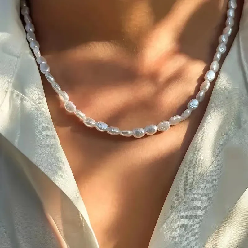 Modische Herzförmige Kunstperlen-Choker-Halskette Für Frauen Einfache Elegante Perlenkette Koreanischer Stil Party Hochzeit Schmuck Geschenke Modische Herzförmige Kunstperlen-Choker-Halskette Für Frauen Einfache Elegante Perlenkette Koreanischer Stil Party Hochzeit Schmuck Geschenke - Image 10