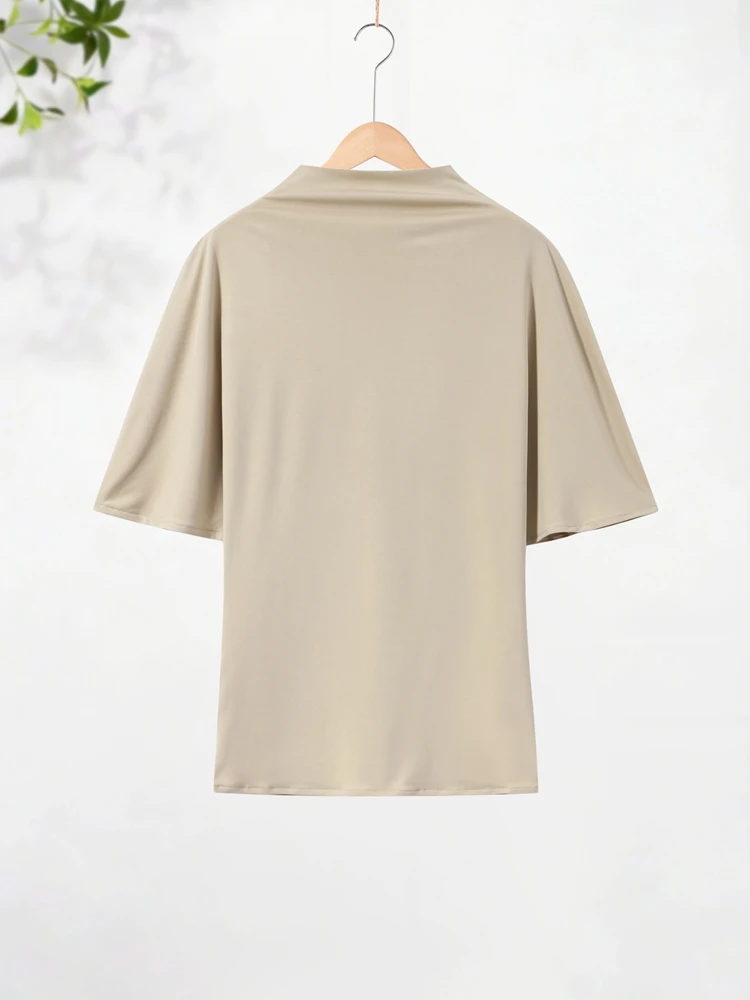 Damen Rock Outfit Mit Fledermausärmel-Oberteil Und Langem Asymmetrischem Rock Damen Rock Outfit Mit Fledermausärmel-Oberteil Und Langem Asymmetrischem Rock - Image 2