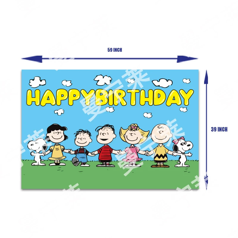 Cartoon Geburtstagsparty Familienfeier Dekorationen Snoopy Banner Flagge Folien-Latex-Ballons Zubehör Niedliche Partygeschenke Neu Cartoon Geburtstagsparty Familienfeier Dekorationen Snoopy Banner Flagge Folien-Latex-Ballons Zubehör Niedliche Partygeschenke Neu - Image 7