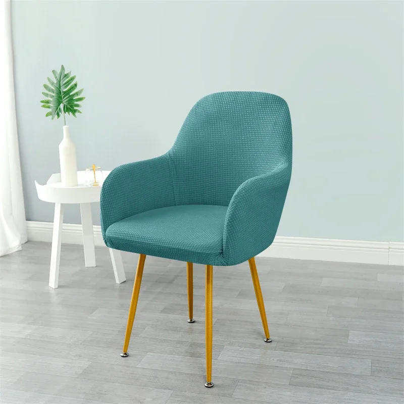 1Pc Polar Fleece High Arm Chair Covers Elastic Dining Armchair Seat Slipcovers Solid Color Spandex Chair Protector Home Decor 1Pc Polar Fleece High Arm Chair Covers Elastic Dining Armchair Seat Slipcovers Solid Color Spandex Chair Protector Home Decor - Image 6