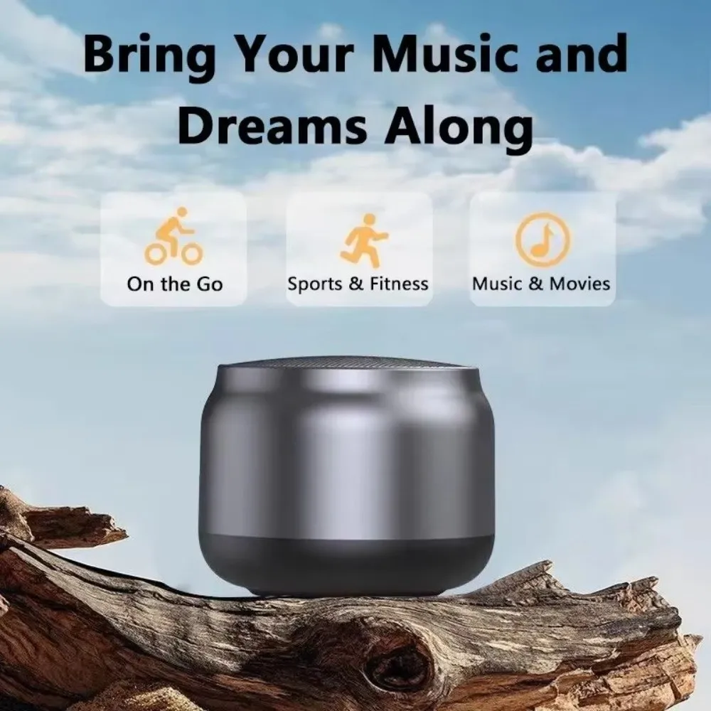 Tragbarer Bluetooth-Lautsprecher Mit Stereo-Sound – Kabelloser Musikplayer Für Smartphones, Outdoor, Reisen &Amp; Freizeit Tragbarer Bluetooth-Lautsprecher Mit Stereo-Sound – Kabelloser Musikplayer Für Smartphones, Outdoor, Reisen &Amp; Freizeit - Image 3