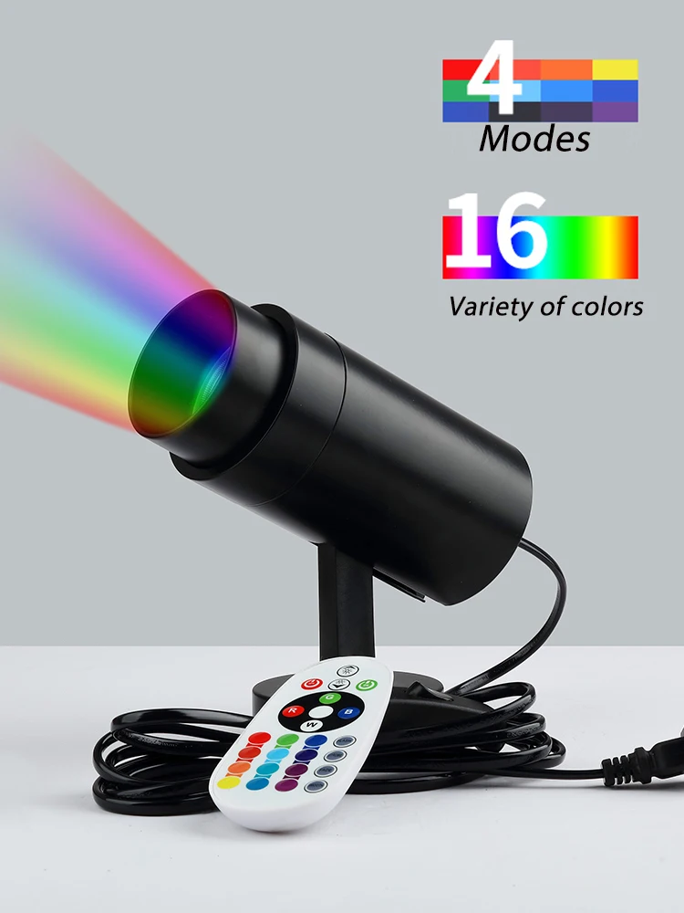 Bühnen Led Strahler Rgb Mit Fernbedienung – Einstellbare Atmosphärenbeleuchtung Für Ktv, Bar, Disco Und Zuhause Led Bühnenstrahler