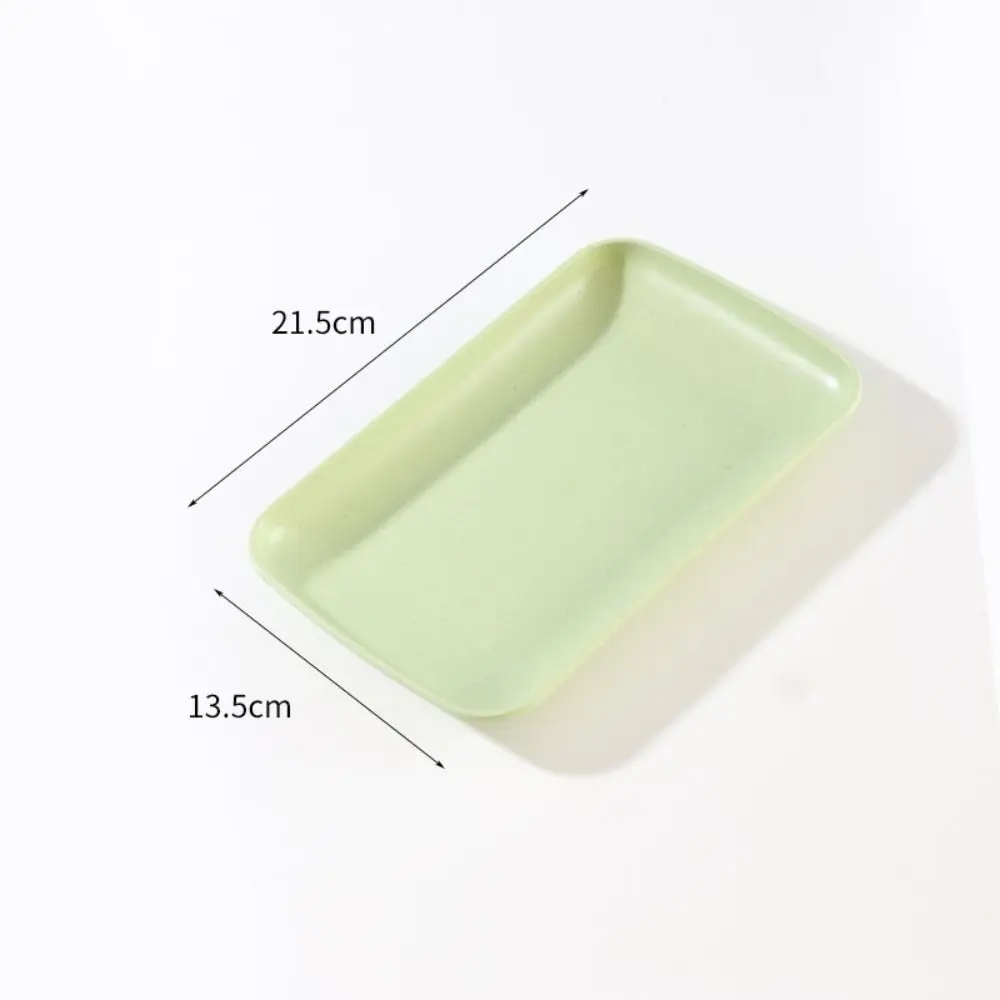 Geschirr Kunststoff Snack Platte Hochwertige Weizens Troh Wieder Verwendbare Tisch Mülls Chale Langlebige Leichte Quadratische Tablett Geschirr Kunststoff Snack Platte Hochwertige Weizens Troh Wieder Verwendbare Tisch Mülls Chale Langlebige Leichte Quadratische Tablett - Image 6
