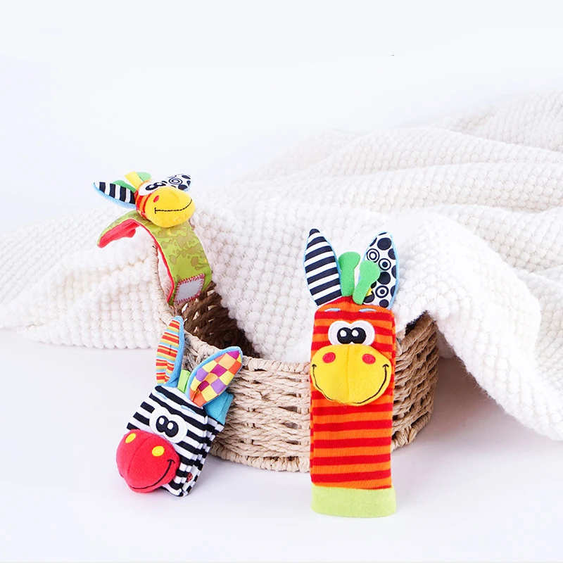 2 Teile/Satz Baby Rassel Spielzeug Nette Kuscheltiere Handgelenk Rassel Fuß Finder Socken 0 ~ 12 Monate Für Kleinkind Junge Mädchen Neugeborenen Geschenk 2 Teile/Satz Baby Rassel Spielzeug Nette Kuscheltiere Handgelenk Rassel Fuß Finder Socken 0 ~ 12 Monate Für Kleinkind Junge Mädchen Neugeborenen Geschenk - Image 3
