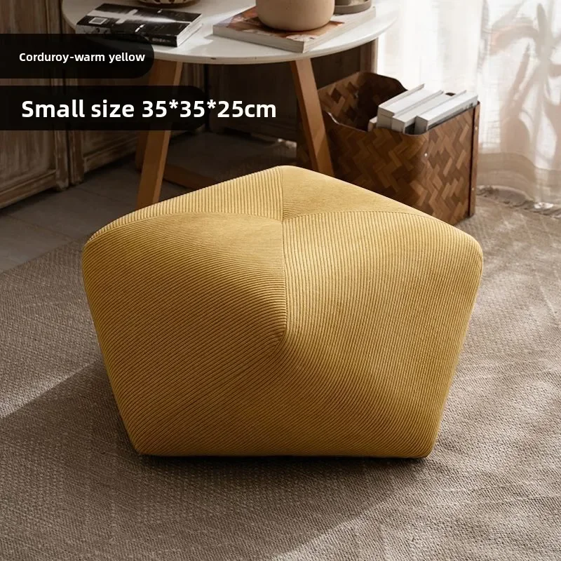 Solid Wood Octagonal Stool For Home Use, Shoe Changing Sofa, Footrest, Low Stool, Makeup Seat, Pedestal Solid Wood Octagonal Stool For Home Use, Shoe Changing Sofa, Footrest, Low Stool, Makeup Seat, Pedestal - Image 8