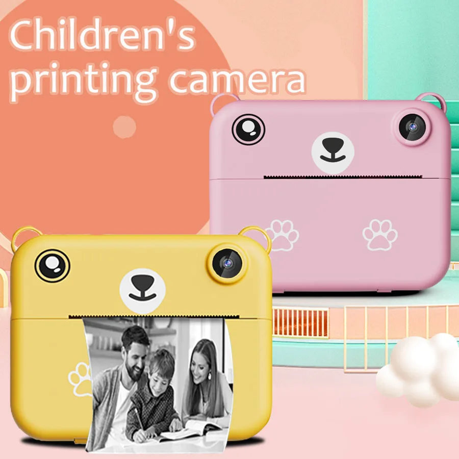 Digital Children Camera Photography Instant Print Photo 1080P Hd Video Recorder Mini Thermal Printer Educational Birthday Gifts Digital Children Camera Photography Instant Print Photo 1080P Hd Video Recorder Mini Thermal Printer Educational Birthday Gifts - Image 3