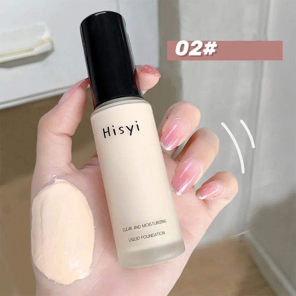 Flüssige Foundation, Hohe Deckkraft, Make-Up-Basis, Langlebiger Concealer, Bb-Creme, Wasserfest, Ölkontrollierend, Gesichtsgrundierung, Make-Up-Kosmetik Flüssige Foundation, Hohe Deckkraft, Make-Up-Basis, Langlebiger Concealer, Bb-Creme, Wasserfest, Ölkontrollierend, Gesichtsgrundierung, Make-Up-Kosmetik - Image 8