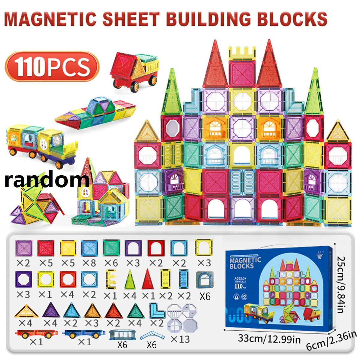 Magnetische Fliesen Für Kinder Im Alter Von 3–5 Jahren, 4–8 Magnetspielzeug Für 3 4 5 6 7 8+ Jahre Alte Jungen, Mädchen, Kleinkinder, Magnetische Bausteine, Vorschule Magnetische Fliesen Für Kinder Im Alter Von 3–5 Jahren, 4–8 Magnetspielzeug Für 3 4 5 6 7 8+ Jahre Alte Jungen, Mädchen, Kleinkinder, Magnetische Bausteine, Vorschule - Image 11