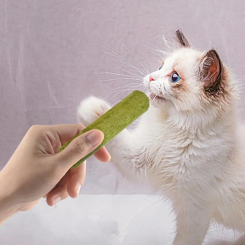 Cat Grass Sticks Grass Chewing Stick Freeze Dried Snacks Mouth Health Teething Digestive Aid Natural Teeth Cleaner Fattening Pet Cat Grass Sticks Grass Chewing Stick Freeze Dried Snacks Mouth Health Teething Digestive Aid Natural Teeth Cleaner Fattening Pet - Image 2