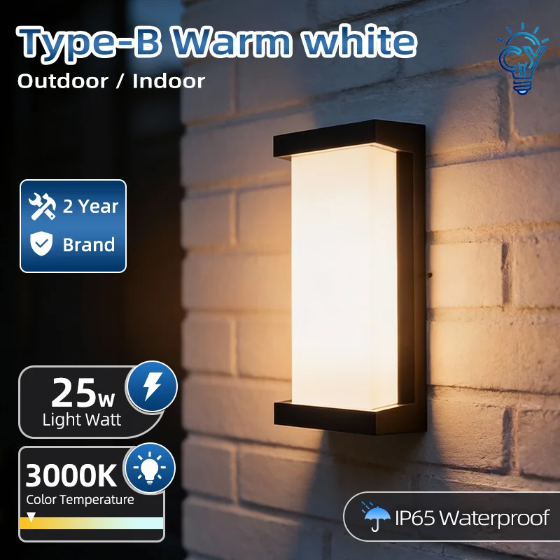 Led Outdoor Wand Licht Ip65 Wasserdichte Wand Lampe Led Außen Beleuchtung Veranda Lichter Für Balkon Haus Garten Licht Schlafzimmer 85-220V Led Outdoor Wand Licht Ip65 Wasserdichte Wand Lampe Led Außen Beleuchtung Veranda Lichter Für Balkon Haus Garten Licht Schlafzimmer 85-220V - Image 8