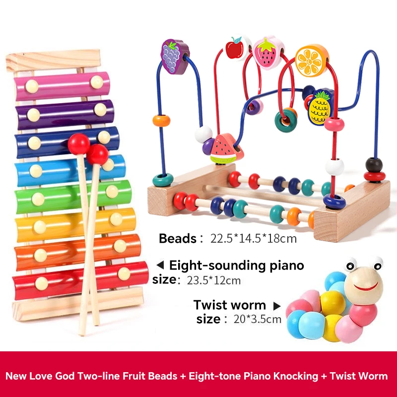Baby Toddler Early Education Intelligence Building Blocks Beads Attention Span Toys For Boys And Girls Ages 1 To 3 Baby Toddler Early Education Intelligence Building Blocks Beads Attention Span Toys For Boys And Girls Ages 1 To 3 - Image 10