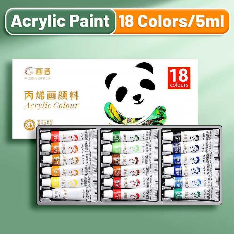 Acrylfarben Set Mit 12, 18 Oder 24 Farben – Wasserfeste Künstlerfarben Mit Hoher Pigmentierung Für Leinwand, Steine, Diy Und Malerei Acrylfarben Set Mit 12, 18 Oder 24 Farben – Wasserfeste Künstlerfarben Mit Hoher Pigmentierung Für Leinwand, Steine, Diy Und Malerei - Image 7