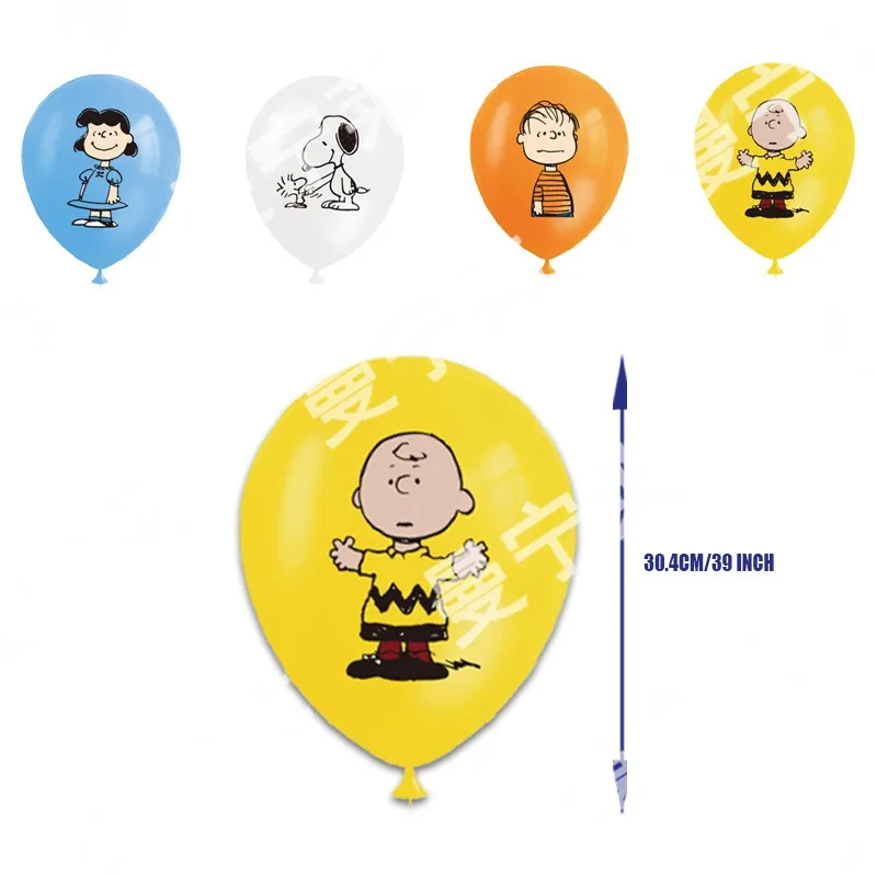 Cartoon Geburtstagsparty Familienfeier Dekorationen Snoopy Banner Flagge Folien-Latex-Ballons Zubehör Niedliche Partygeschenke Neu Cartoon Geburtstagsparty Familienfeier Dekorationen Snoopy Banner Flagge Folien-Latex-Ballons Zubehör Niedliche Partygeschenke Neu - Image 6