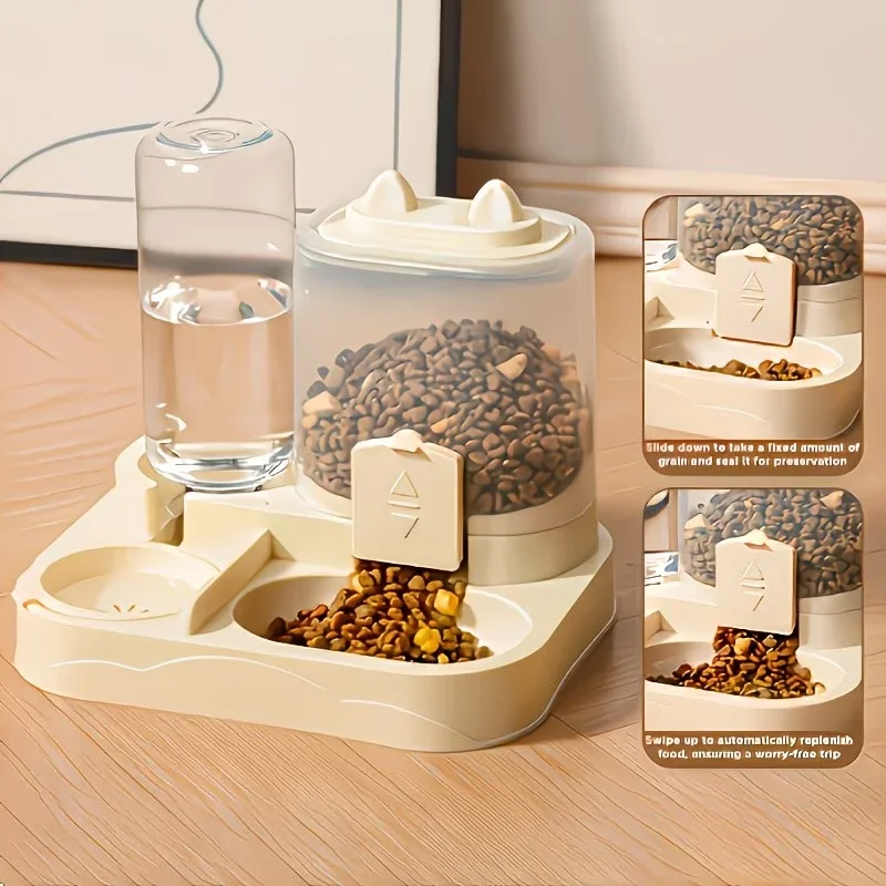 2 In 1 Dry Wet Separation Pet Food Water Bowl For Cats Dogs 2 In 1 Dry Wet Separation Pet Food Water Bowl For Cats Dogs - Image 11