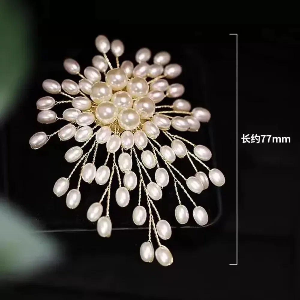 Modische Gewebte Brosche Mit Imitationsperlen, Anstecknadel, Zubehör Für Geschäftstreffen Und Partys, Eleganter Hochzeitsschmuck, Neu 2025, Modische Gewebte Brosche Mit Imitationsperlen, Anstecknadel, Zubehör Für Geschäftstreffen Und Partys, Eleganter Hochzeitsschmuck, Neu 2025, - Image 5