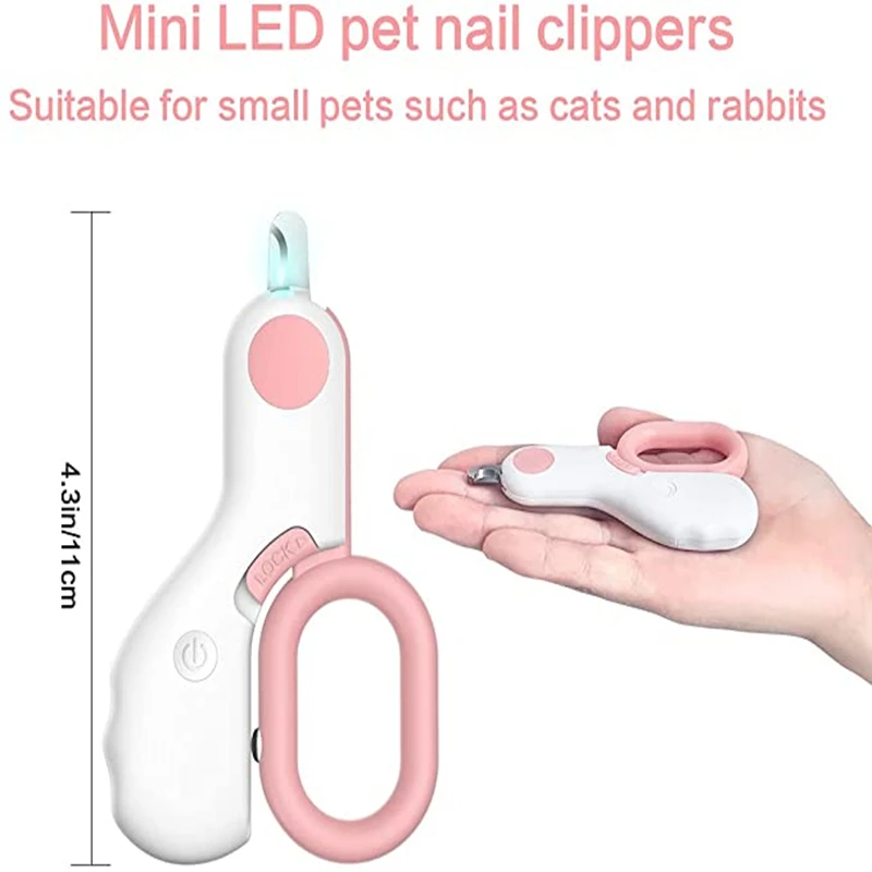Professionelle Katzen Nagelknipser Mit Led Licht Für Haustierpflege Professionelle Katzen Nagelknipser Mit Led Licht Für Haustierpflege - Image 6