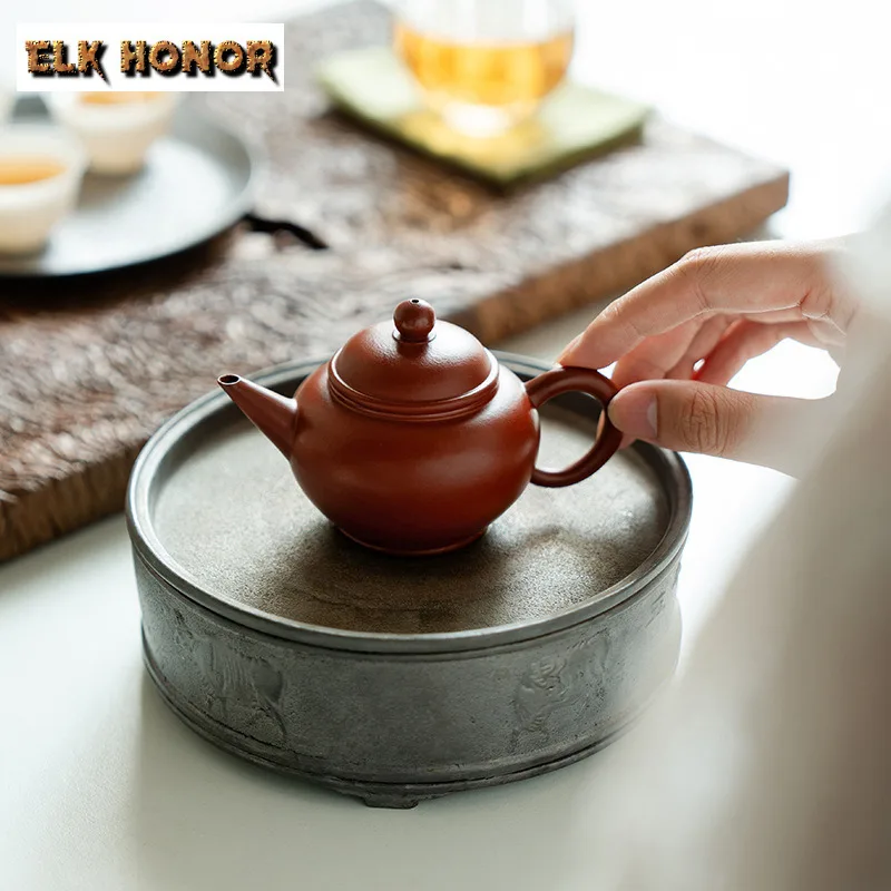 85Ml Authentische Yixing Lila Ton Teekannen Handgemachte Ebene Kleine Topf Rohen Erz Zhu Schlamm Tee Kocher Kessel Zisha Teaset Cafés Trink Geschirr 85Ml Authentische Yixing Lila Ton Teekannen Handgemachte Ebene Kleine Topf Rohen Erz Zhu Schlamm Tee Kocher Kessel Zisha Teaset Cafés Trink Geschirr - Image 2