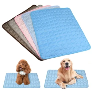 Sommer-Kühlmatte für Haustiere, Hundedecke, Katzenmatte, Sofa, atmungsaktives Haustierbett, waschbare, selbstkühlende Katzen-Eismatte, Haustierbedarf