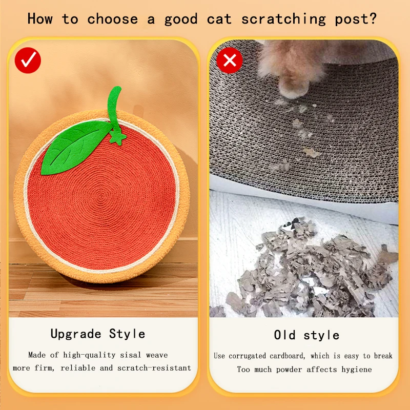 Cat Scratcher 2 In 1 Cat Anti Scratch Bed Cute Shape Cat Scratching Bed Round Cat Scratch Protection Paw Toy Gatos Accesorios Cat Scratcher 2 In 1 Cat Anti Scratch Bed Cute Shape Cat Scratching Bed Round Cat Scratch Protection Paw Toy Gatos Accesorios - Image 4