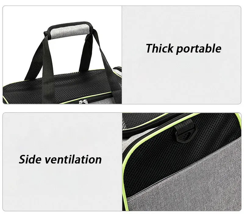 Pet Carriers Bag Portable Breathable Foldable Bag Cat Dog Carrier Bags Outgoing Outdoor Travel Pets Cats Handbag Safety Zippers Pet Carriers Bag Portable Breathable Foldable Bag Cat Dog Carrier Bags Outgoing Outdoor Travel Pets Cats Handbag Safety Zippers - Image 24