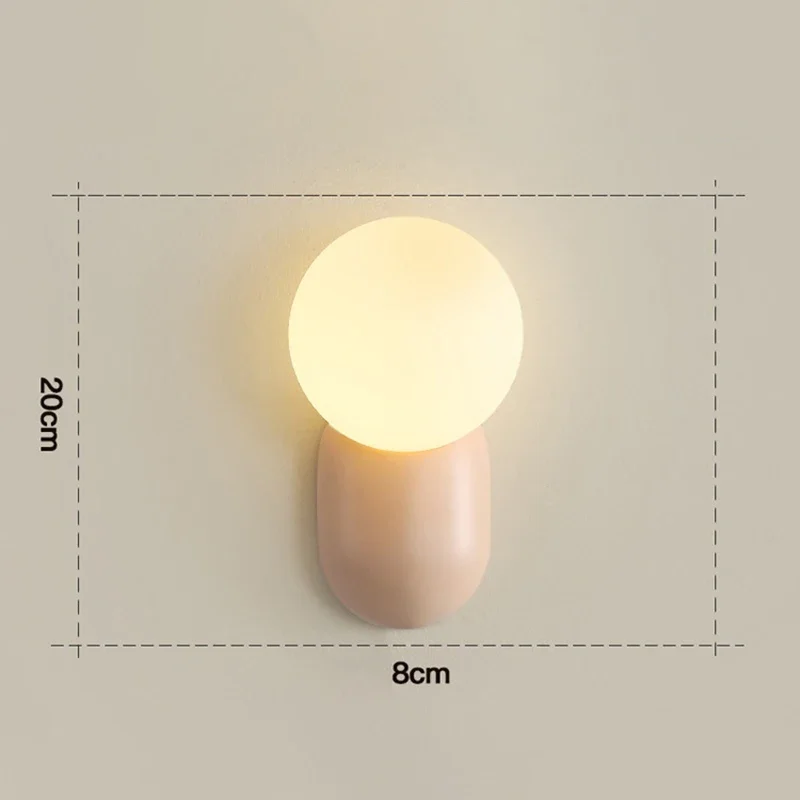 Macaron Led Wandleuchte Schlafzimmer Wohnzimmer Kinderzimmer Badezimmer Nachttisch Spiegel Dekoration Leuchten Wandleuchte Lichter Macaron Led Wandleuchte Schlafzimmer Wohnzimmer Kinderzimmer Badezimmer Nachttisch Spiegel Dekoration Leuchten Wandleuchte Lichter - Image 9