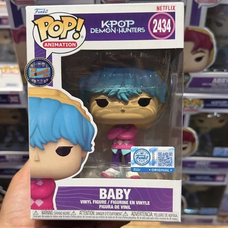 Funko Pop Offizielle Original K-Pop Demon Hunters Baby Romance Mystery Actionfigur Modell # 2432 # 2433 # 2434 Vinyl-Skulpturpuppen Funko Pop Offizielle Original K-Pop Demon Hunters Baby Romance Mystery Actionfigur Modell # 2432 # 2433 # 2434 Vinyl-Skulpturpuppen - Image 4