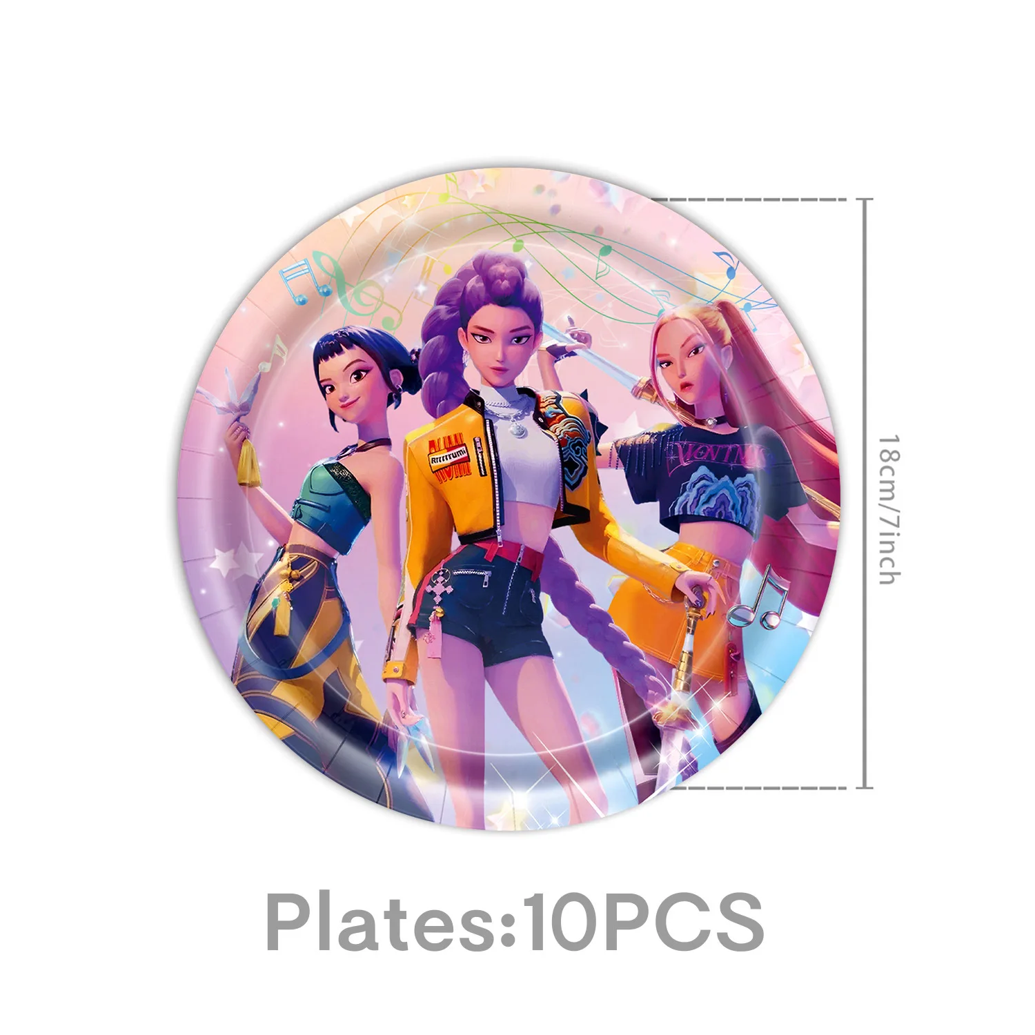 Kawaii K-Pop Gruppen-Thema Geburtstagsparty-Dekoration, Heimparty-Geschirr, Pappteller, Pappbecher, Banner, Servietten, Großhandel Neu Kawaii K-Pop Gruppen-Thema Geburtstagsparty-Dekoration, Heimparty-Geschirr, Pappteller, Pappbecher, Banner, Servietten, Großhandel Neu - Image 16