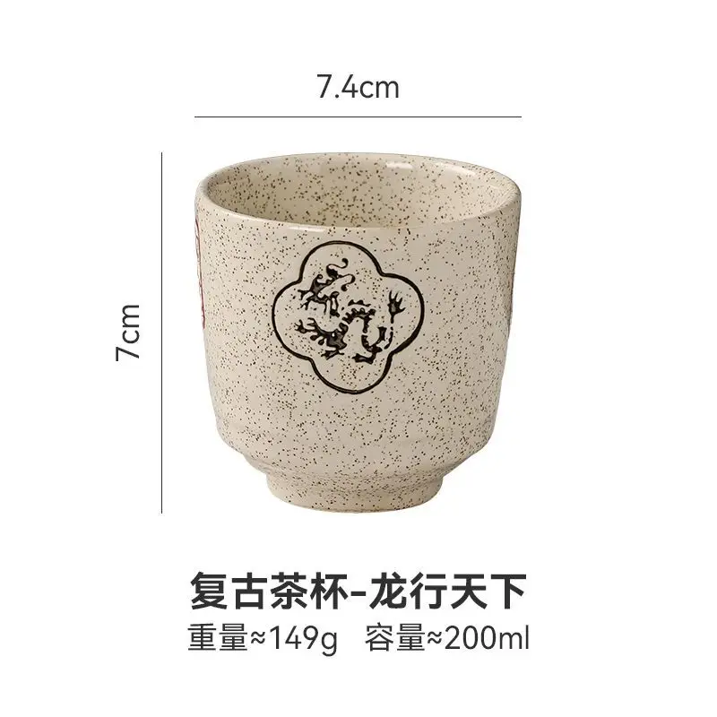 Japanischer Hefeng-Stil Handbemalte Keramik-Teetasse Weintasse Kleine Trinktasse Hotelqualität Hitzebeständige Verstärkte Haushaltstasse Japanischer Hefeng-Stil Handbemalte Keramik-Teetasse Weintasse Kleine Trinktasse Hotelqualität Hitzebeständige Verstärkte Haushaltstasse - Image 10