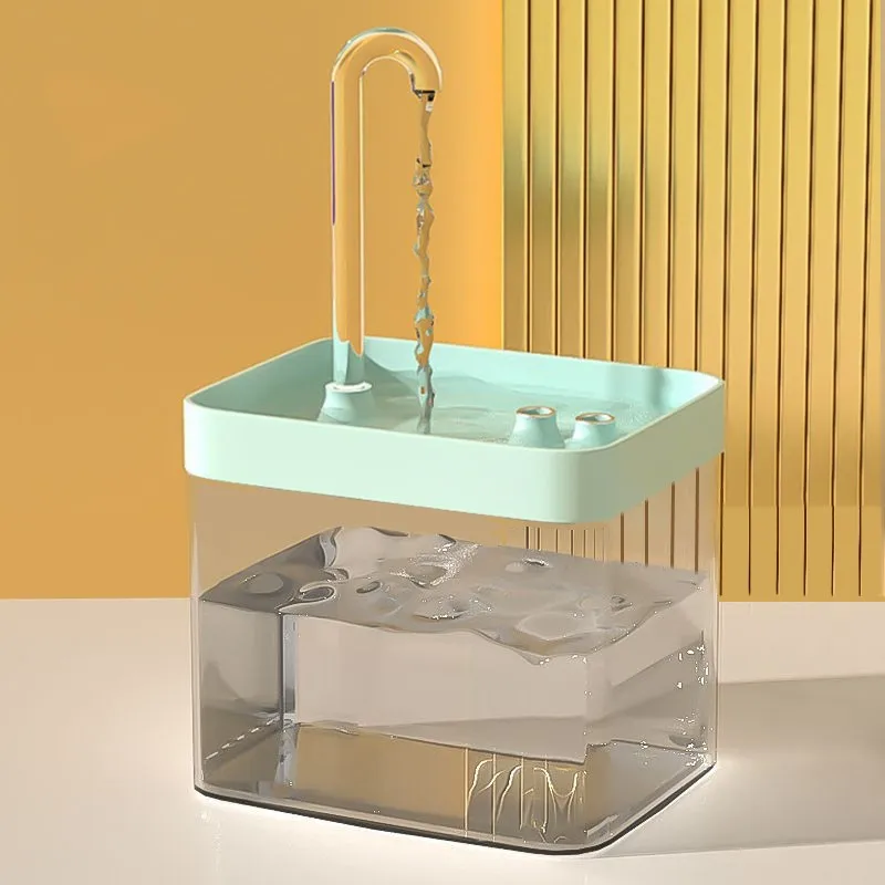 Katzen-Wasserbrunnen, Automatischer Filter, Transparenter Katzentrinker, Usb, Elektrisch, Stumm, Umlaufender Filtertrinker Für Katzen, Wasserspender Katzen-Wasserbrunnen, Automatischer Filter, Transparenter Katzentrinker, Usb, Elektrisch, Stumm, Umlaufender Filtertrinker Für Katzen, Wasserspender - Image 7