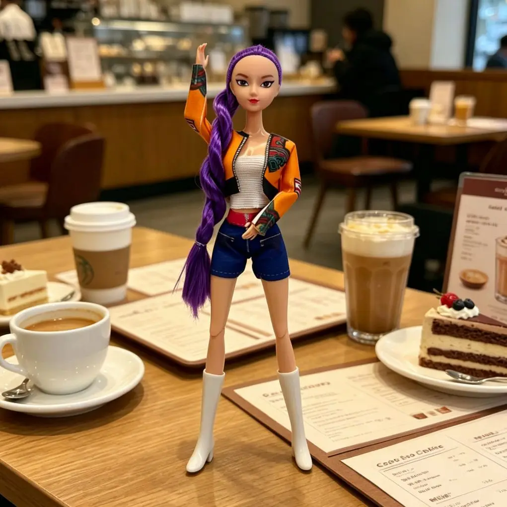 K-Pop Demon Hunters Rumi Anime-Figur Huntrx Mira Zoey Actionfigur Modell Mit Wechsel-Outfits Ornament Figuren Feiertagsgeschenke K-Pop Demon Hunters Rumi Anime-Figur Huntrx Mira Zoey Actionfigur Modell Mit Wechsel-Outfits Ornament Figuren Feiertagsgeschenke - Image 3
