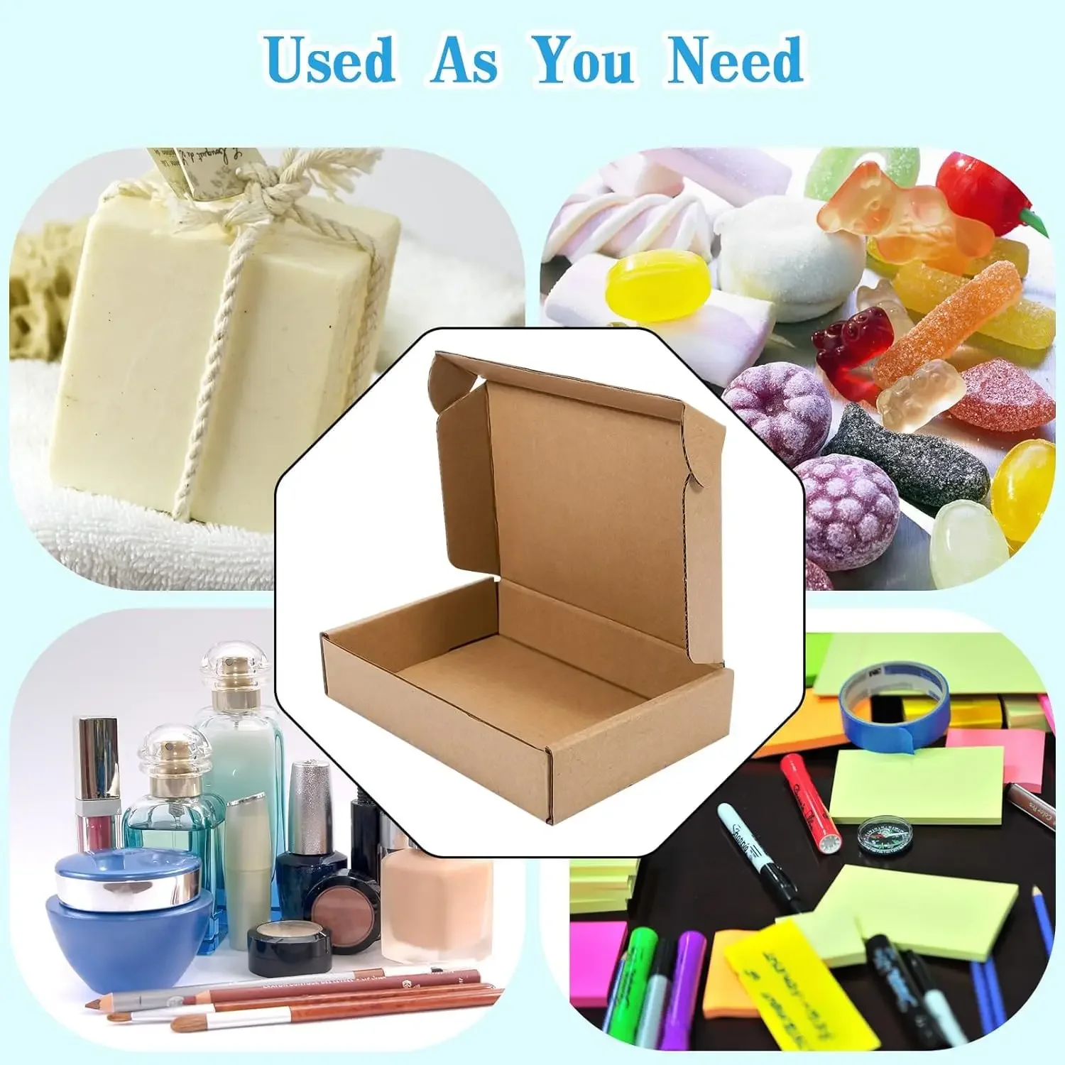 20/10Pcs Wellpappe Box Mailer, Braun Karton Versand Box Wellpappe Mailer Versand Box Kraft Papier Verpackung Box 20/10Pcs Wellpappe Box Mailer, Braun Karton Versand Box Wellpappe Mailer Versand Box Kraft Papier Verpackung Box - Image 4