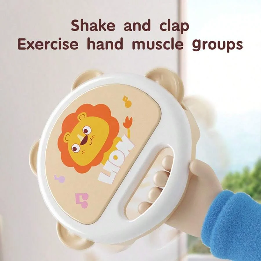 Baby Clapping Tambourine Delicate Tambourines Percussion Instrument Adorable Tambourines Handheld Tambourine Instrument For Kids Baby Clapping Tambourine Delicate Tambourines Percussion Instrument Adorable Tambourines Handheld Tambourine Instrument For Kids - Image 2