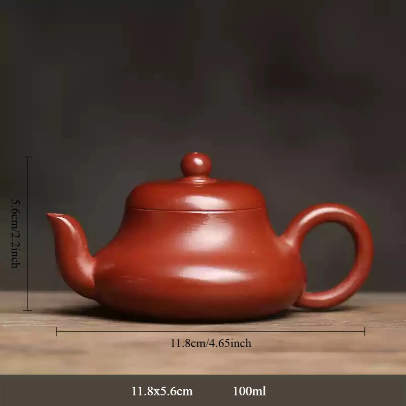 Kleine Gongfu Teekanne Aus Yixing Ton Mit Filter – Dahongpao Teekanne Für Chinesische Teezeremonien Kleine Gongfu Teekanne Aus Yixing Ton Mit Filter – Dahongpao Teekanne Für Chinesische Teezeremonien - Image 8
