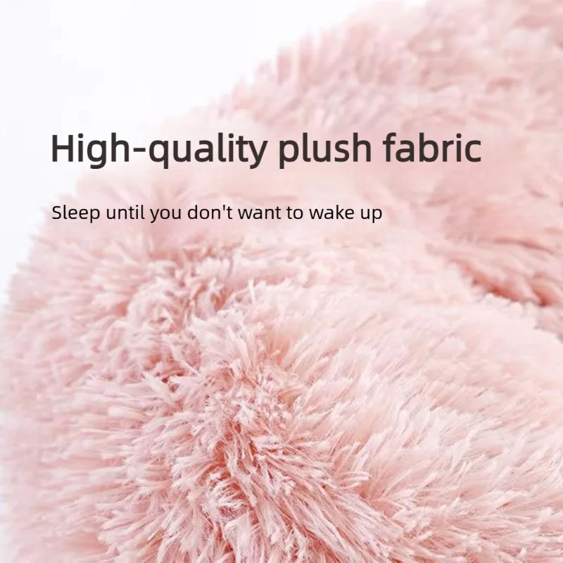 Soft Pet Cat Bed Pad Plush Warm Faux Fur Dog Calm Bed Donut Round Bed Comfortable Sleeping Washable For Small Medium Dog And Cat Soft Pet Cat Bed Pad Plush Warm Faux Fur Dog Calm Bed Donut Round Bed Comfortable Sleeping Washable For Small Medium Dog And Cat - Image 15