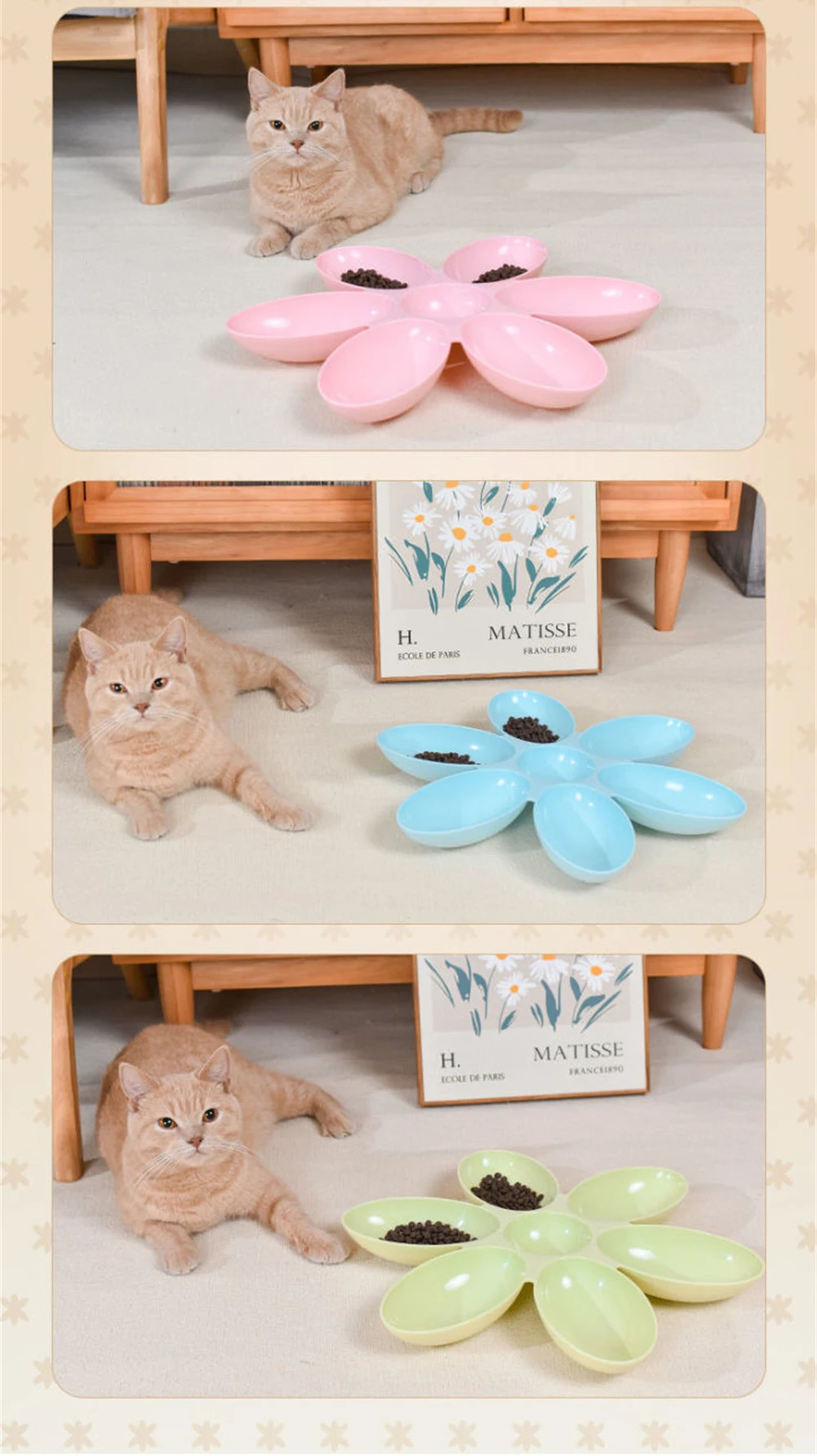 Cat Bowl Multi Cat Petal Food Bowl Baby Cat Milk Cat Special Bowl Multi Functional Cat And Dog Food Bowl Upgrade Pet Lunch Time Cat Bowl Multi Cat Petal Food Bowl Baby Cat Milk Cat Special Bowl Multi Functional Cat And Dog Food Bowl Upgrade Pet Lunch Time - Image 14