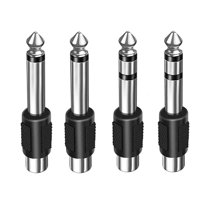 5Er-Set 6,35-Mm-Audioadapter – Mono-/Stereo-Klinkenadapter Auf Rca-Buchse Für Lautsprecher, Verstärker &Amp; Audiogeräte 5Er-Set 6,35-Mm-Audioadapter – Mono-/Stereo-Klinkenadapter Auf Rca-Buchse Für Lautsprecher, Verstärker &Amp; Audiogeräte - Image 3