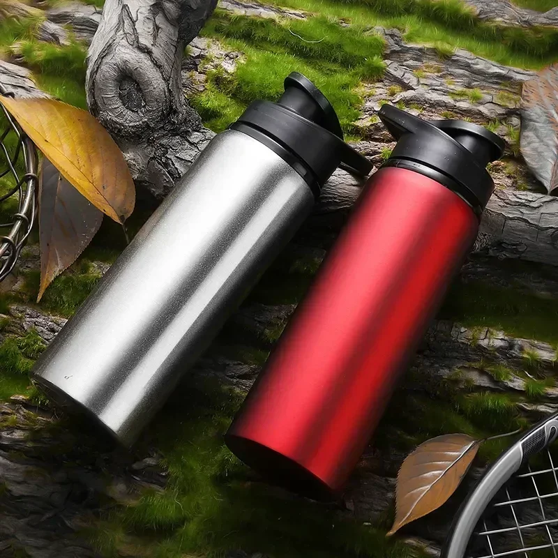 Outdoor-Wasserflasche Aus Edelstahl, 600 Ml, Auslaufsicher, Großes Fassungsvermögen, Sportfahrrad-Reiseflasche Für Camping, Radfahren Outdoor-Wasserflasche Aus Edelstahl, 600 Ml, Auslaufsicher, Großes Fassungsvermögen, Sportfahrrad-Reiseflasche Für Camping, Radfahren - Image 3