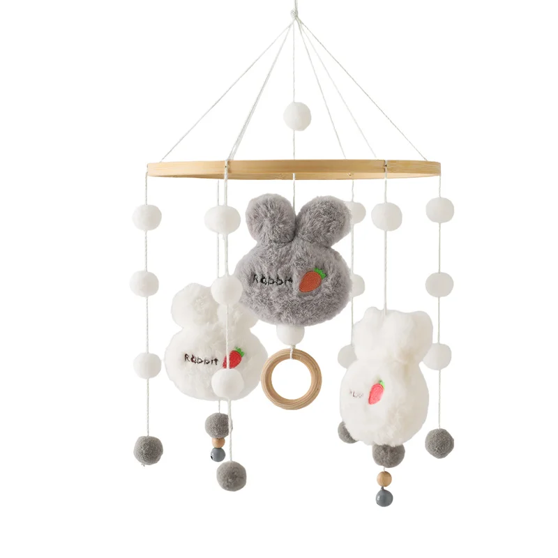 Babymobile Mit Holzrasseln, Weichen Filz-Tierfiguren, Musikbox Und Hängespielzeug Für Neugeborene – Babygeschenke Babymobile Mit Holzrasseln, Weichen Filz-Tierfiguren, Musikbox Und Hängespielzeug Für Neugeborene – Babygeschenke - Image 18