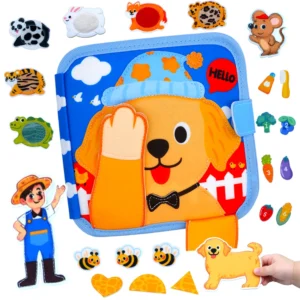 Toddlers Busy Board Life Skills Educational Learning Sensory Felt Quiet Activity Books for Baby Travel Montessori Toys Boy Girl