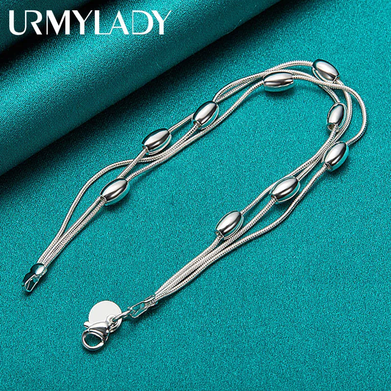 Armband Aus 925Er-Sterlingsilber, Modisches Designprodukt, Wunderschöner Schmuck, Hochwertige Armbandperle Für Damen, Damen, Hochzeit Armband Aus 925Er-Sterlingsilber, Modisches Designprodukt, Wunderschöner Schmuck, Hochwertige Armbandperle Für Damen, Damen, Hochzeit - Image 3