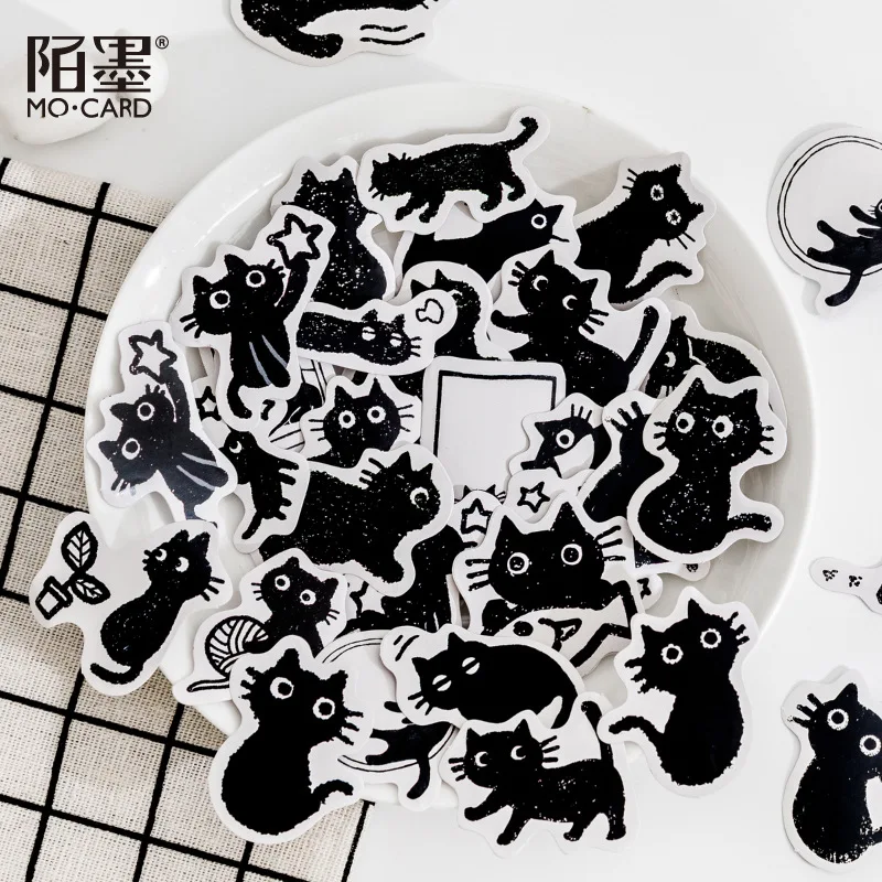 45 Katzen-Aufkleber Im Set – Niedliche Cartoon-Kätzchen Sticker Für Notizbücher, Fotoalben, Journals &Amp; Diy-Dekoration 45 Katzen-Aufkleber Im Set – Niedliche Cartoon-Kätzchen Sticker Für Notizbücher, Fotoalben, Journals &Amp; Diy-Dekoration - Image 3