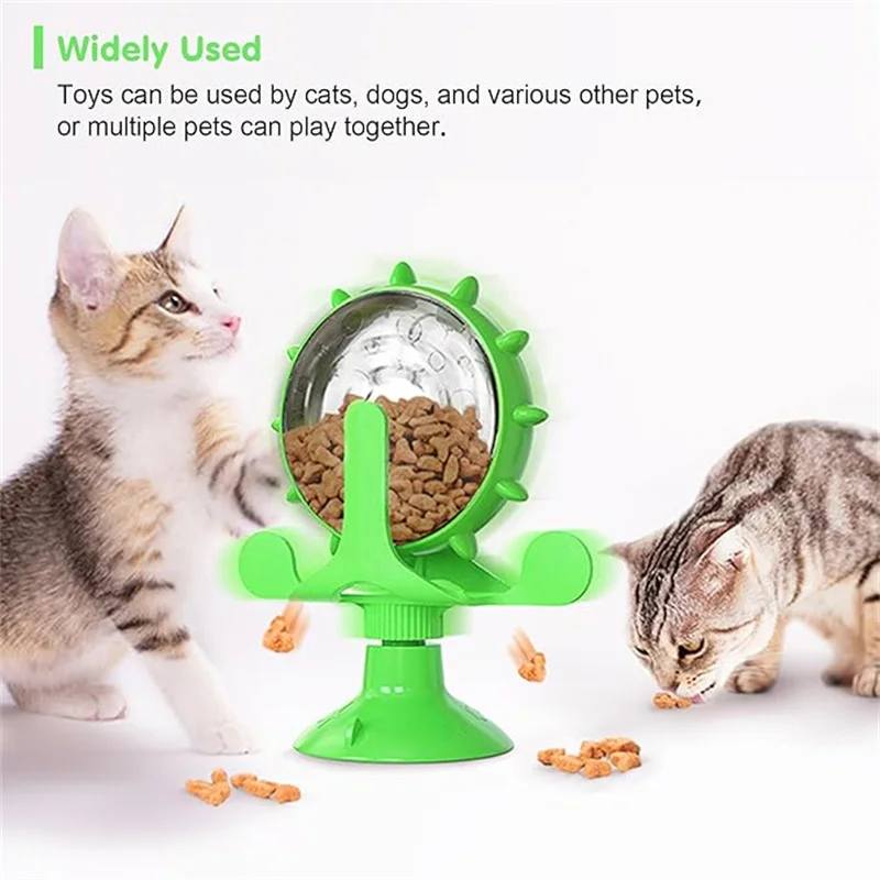 Katzen- Und Hundesnack-Spender-Spielzeug - Interaktiver Futterautomat Für Haustiere, 360° Futter-Spielzeug ° Drehbares Lebensmittel-Leckage-Prüfgerät Katzen- Und Hundesnack-Spender-Spielzeug - Interaktiver Futterautomat Für Haustiere, 360° Futter-Spielzeug ° Drehbares Lebensmittel-Leckage-Prüfgerät - Image 2