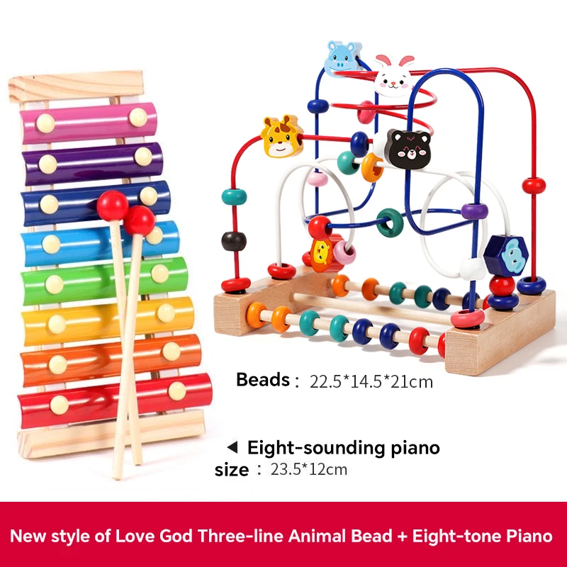 Baby Toddler Early Education Intelligence Building Blocks Beads Attention Span Toys For Boys And Girls Ages 1 To 3 Baby Toddler Early Education Intelligence Building Blocks Beads Attention Span Toys For Boys And Girls Ages 1 To 3 - Image 8