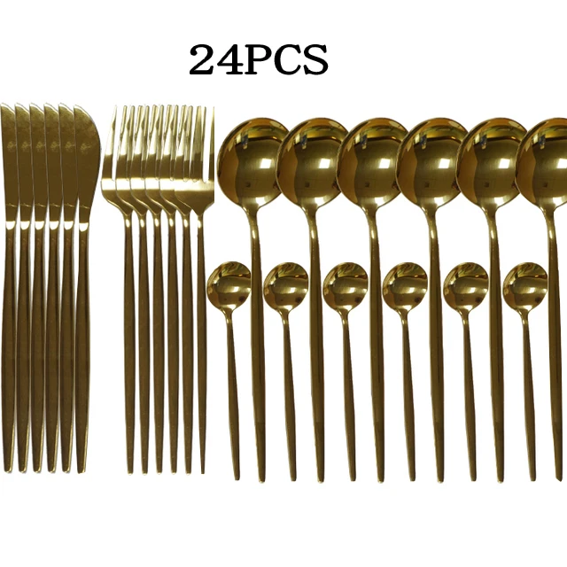 20 Stücke Gold Geschirr Set Edelstahl Besteck Set Spiegel Besteck Messer Gabel Löffel Geschirr Besteck Set Spülmaschine Sicher 20 Stücke Gold Geschirr Set Edelstahl Besteck Set Spiegel Besteck Messer Gabel Löffel Geschirr Besteck Set Spülmaschine Sicher - Image 8